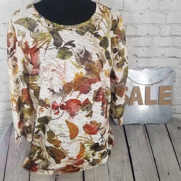 Alfred Dunner Tops - 🌵 Alfred Dunner Beaded Tunic Top sz M